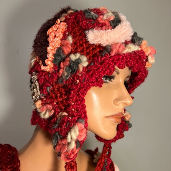 Hat Freeform cup style Hat Personalized handmade hat - Picture 5 of 11